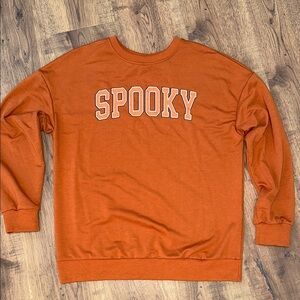 Spooky Orange Women’s Sweater